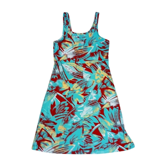 ❤️ Columbia PFG Women's XS Tropical Print Dress - Picture 2 of 4